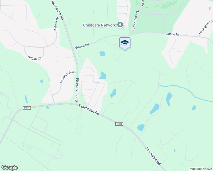 map of restaurants, bars, coffee shops, grocery stores, and more near 352 National Drive in Clayton