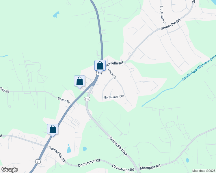 map of restaurants, bars, coffee shops, grocery stores, and more near 137 Shephard Hill Drive in Mooresville