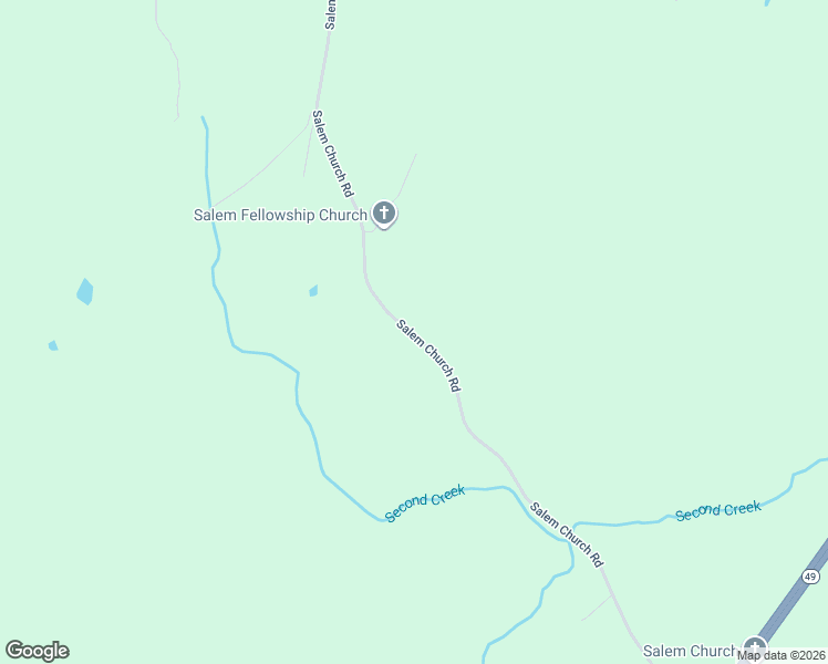 map of restaurants, bars, coffee shops, grocery stores, and more near 4467 Salem Church Road in Denton