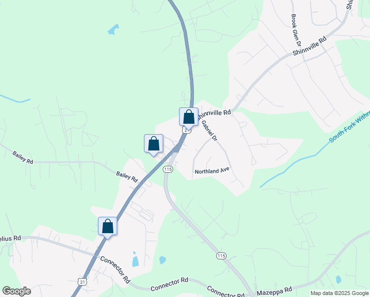 map of restaurants, bars, coffee shops, grocery stores, and more near 1991 Charlotte Highway in Mooresville