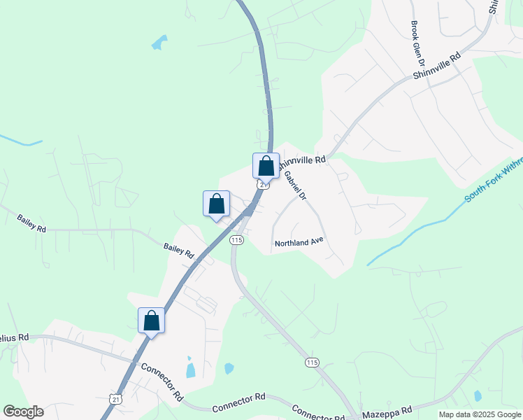 map of restaurants, bars, coffee shops, grocery stores, and more near 1991 Charlotte Highway in Mooresville