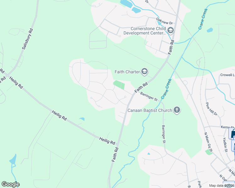 map of restaurants, bars, coffee shops, grocery stores, and more near 212 Garner Dr in Salisbury