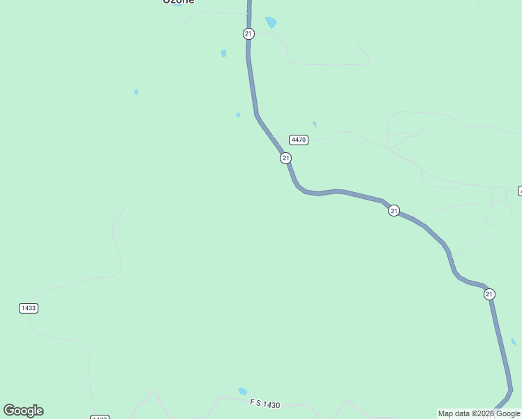 map of restaurants, bars, coffee shops, grocery stores, and more near 13078 Arkansas 21 in Johnson County