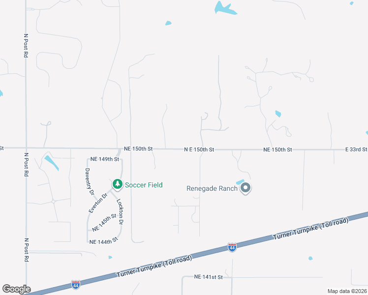 map of restaurants, bars, coffee shops, grocery stores, and more near 10925 East 33rd Street in Jones