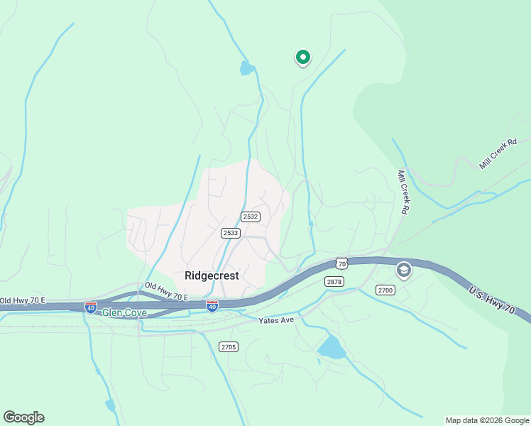 map of restaurants, bars, coffee shops, grocery stores, and more near 76 Tupper Road in Black Mountain