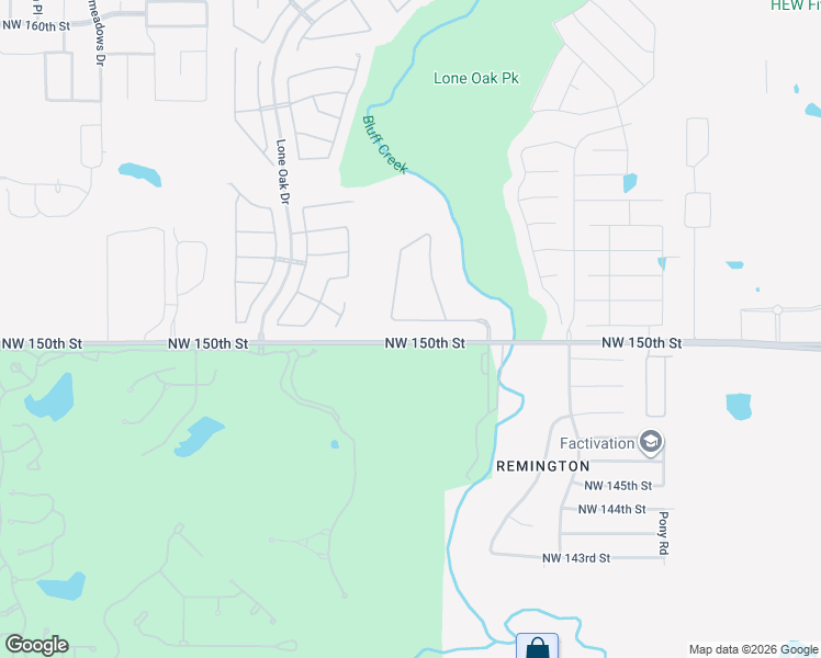 map of restaurants, bars, coffee shops, grocery stores, and more near 4300-5098 Northwest 150th Street in Oklahoma City