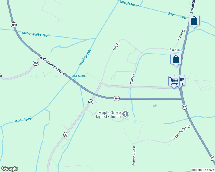 map of restaurants, bars, coffee shops, grocery stores, and more near 658-774 Cook Street in Lexington