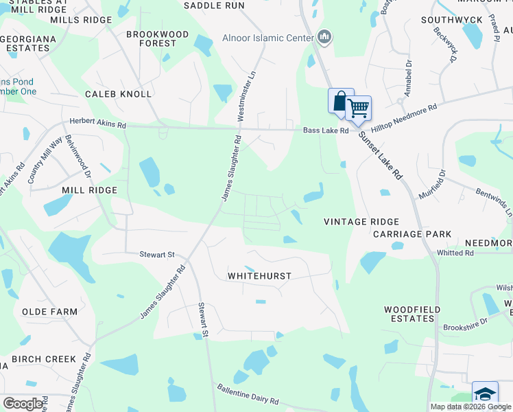 map of restaurants, bars, coffee shops, grocery stores, and more near 817 Hawks View Court in Fuquay-Varina