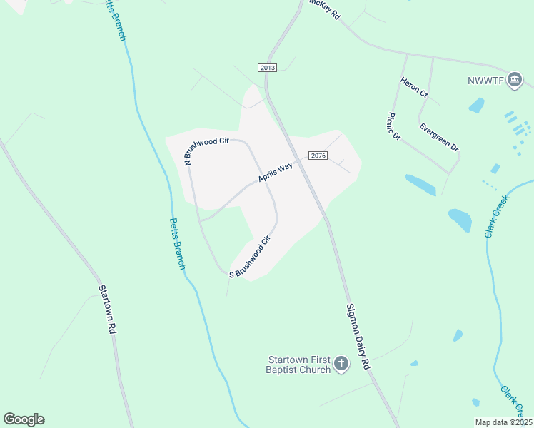 map of restaurants, bars, coffee shops, grocery stores, and more near 2331 South Brushwood Circle in Newton