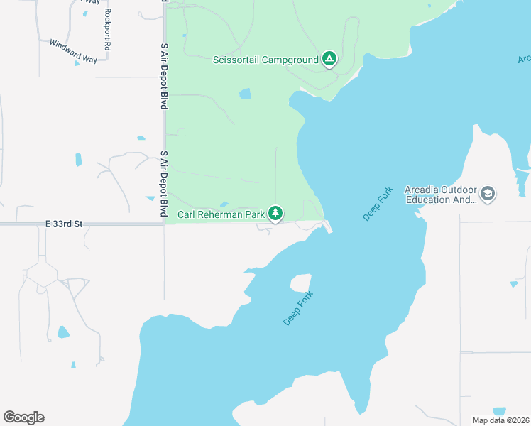 map of restaurants, bars, coffee shops, grocery stores, and more near 6208 Lakewood Ridge Road in Edmond