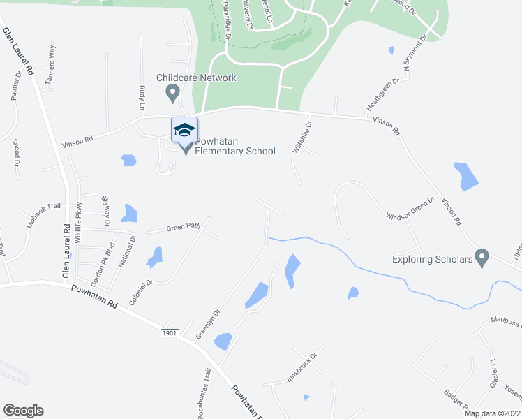 map of restaurants, bars, coffee shops, grocery stores, and more near 17 North Ashlyn Drive in Clayton