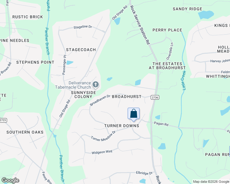 map of restaurants, bars, coffee shops, grocery stores, and more near 916 Broadhaven Drive in Raleigh