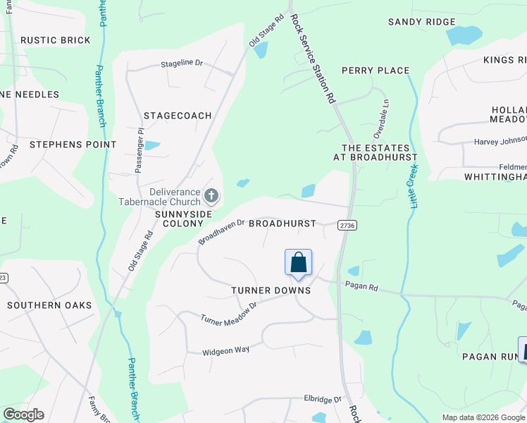 map of restaurants, bars, coffee shops, grocery stores, and more near 916 Broadhaven Drive in Raleigh