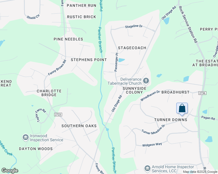 map of restaurants, bars, coffee shops, grocery stores, and more near 5404 Passenger Place in Raleigh
