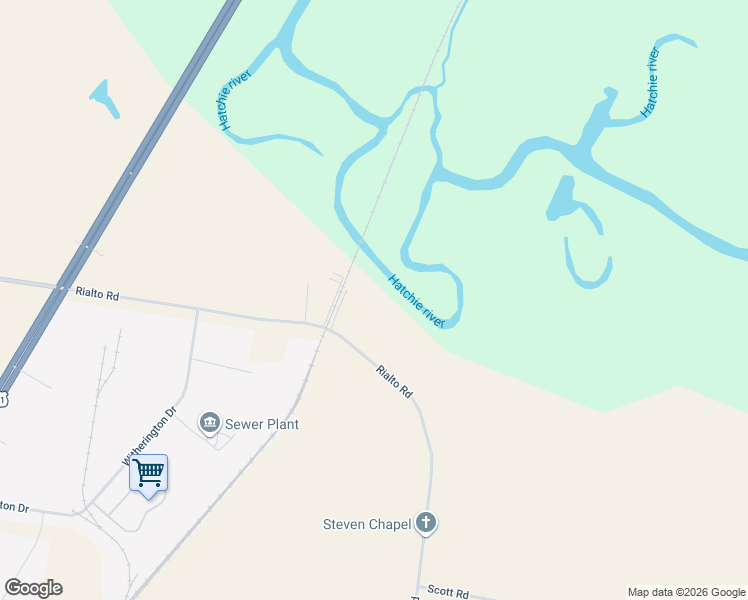 map of restaurants, bars, coffee shops, grocery stores, and more near 2122 Rialto Road in Covington