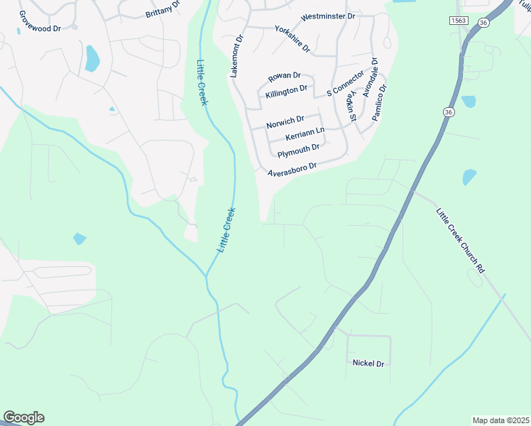 map of restaurants, bars, coffee shops, grocery stores, and more near 403 Tall Pines Lane in Clayton