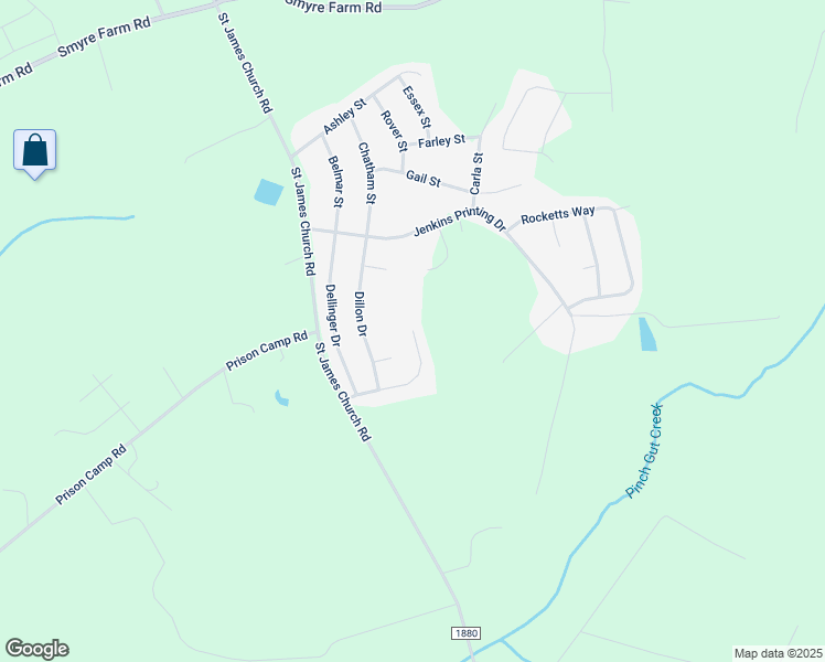 map of restaurants, bars, coffee shops, grocery stores, and more near 1998 Ellick Drive in Newton