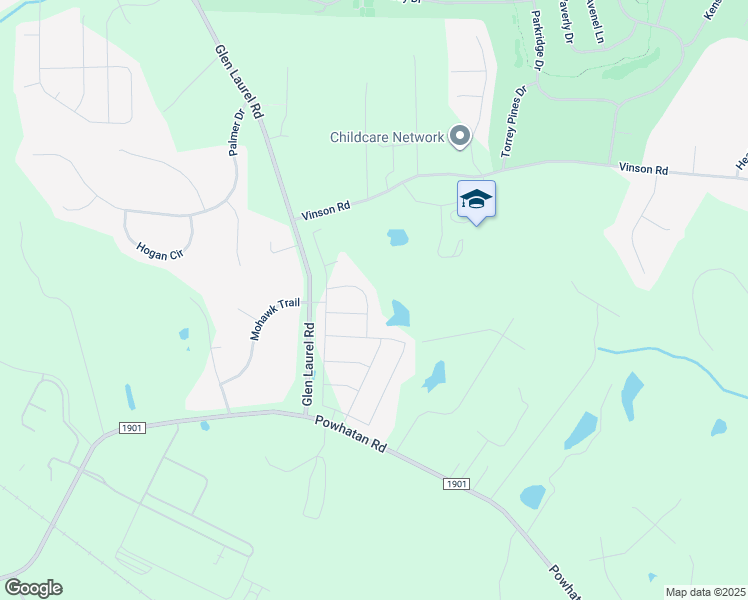 map of restaurants, bars, coffee shops, grocery stores, and more near 114 Skyway Drive in Clayton