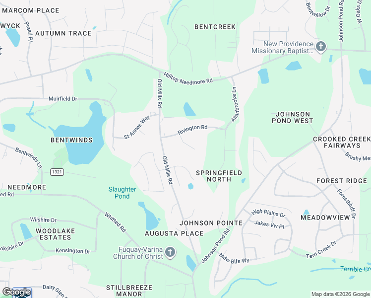 map of restaurants, bars, coffee shops, grocery stores, and more near 5012 Northriding Court in Fuquay-Varina
