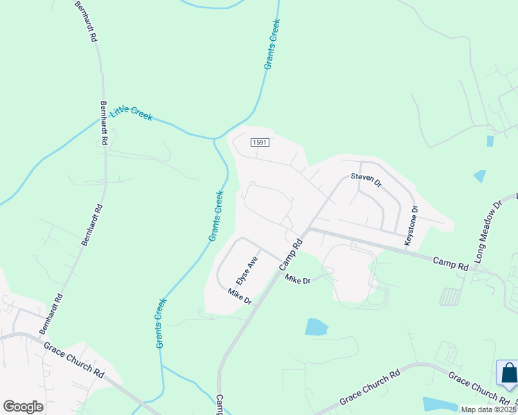 map of restaurants, bars, coffee shops, grocery stores, and more near 260 Alan Circle in Salisbury