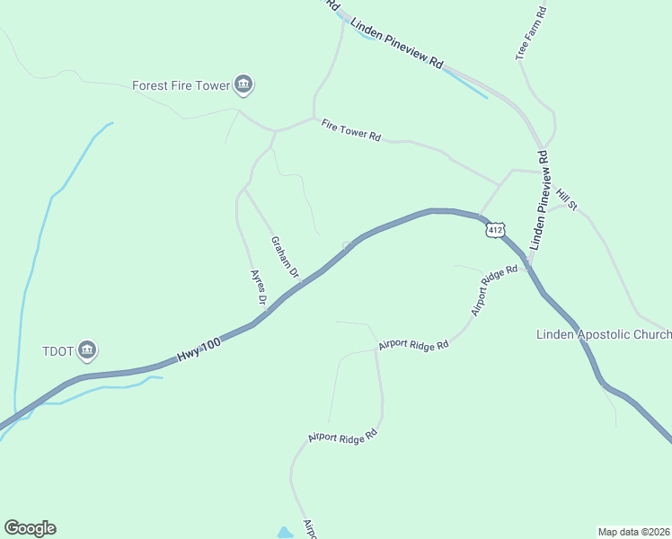 map of restaurants, bars, coffee shops, grocery stores, and more near 2403 U.S. 412 in Linden