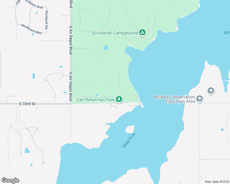 map of restaurants, bars, coffee shops, grocery stores, and more near 6208 Lakewood Ridge Road in Edmond