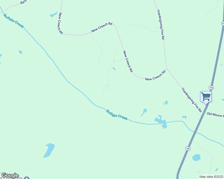 map of restaurants, bars, coffee shops, grocery stores, and more near 233 Crooked Branch Drive in Selma