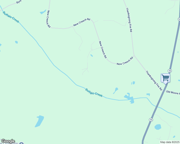 map of restaurants, bars, coffee shops, grocery stores, and more near 233 Crooked Branch Drive in Selma