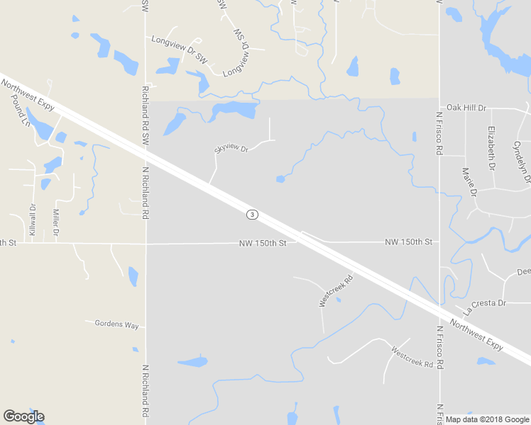 map of restaurants, bars, coffee shops, grocery stores, and more near 14301 Northwest Expressway in Piedmont