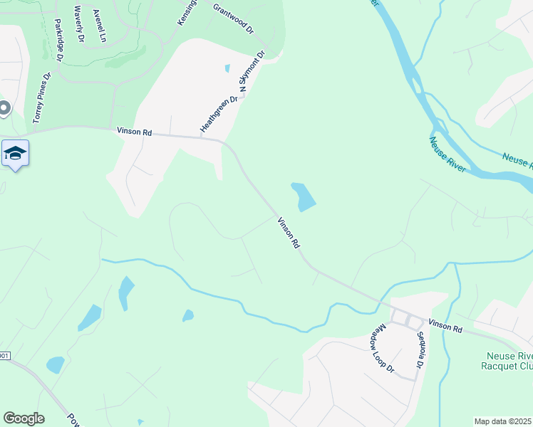 map of restaurants, bars, coffee shops, grocery stores, and more near 100 Windsor Green Drive in Clayton