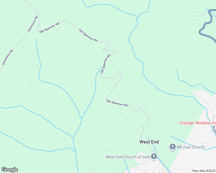 map of restaurants, bars, coffee shops, grocery stores, and more near 1315 Old Spencer Rd in Pikeville