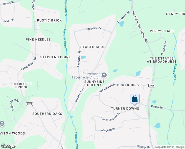 map of restaurants, bars, coffee shops, grocery stores, and more near 2404 Trueway Lane in Raleigh