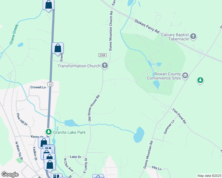 map of restaurants, bars, coffee shops, grocery stores, and more near 172 Trantham Lane in Salisbury