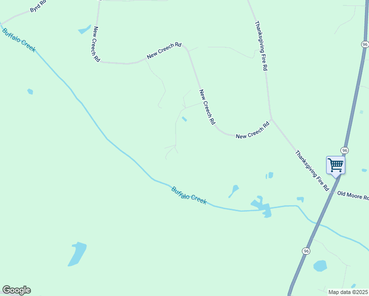 map of restaurants, bars, coffee shops, grocery stores, and more near 223 Crooked Branch Drive in Selma