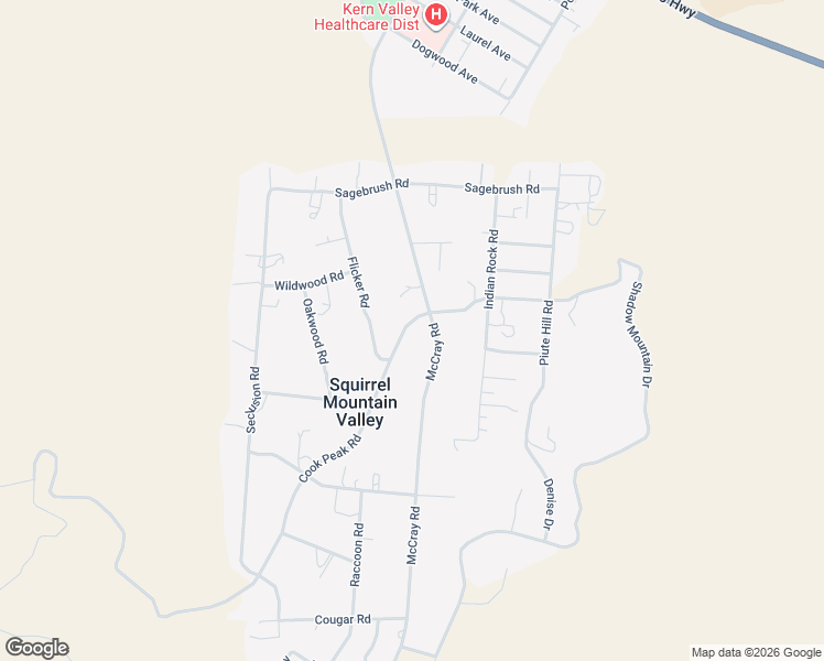 map of restaurants, bars, coffee shops, grocery stores, and more near 3601 Cook Peak Road in Lake Isabella