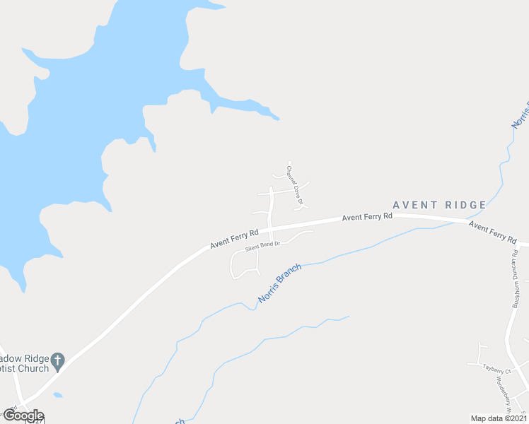 map of restaurants, bars, coffee shops, grocery stores, and more near 2851 Avent Ferry Road in Holly Springs