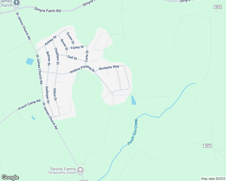 map of restaurants, bars, coffee shops, grocery stores, and more near 2192 Jenkins Printing Drive in Newton