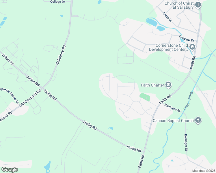 map of restaurants, bars, coffee shops, grocery stores, and more near 845 Wisteria Way in Granite Quarry