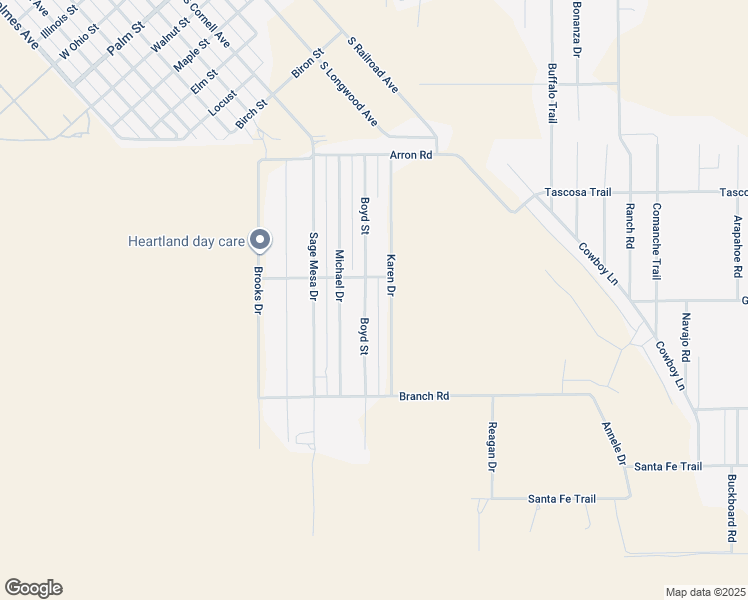 map of restaurants, bars, coffee shops, grocery stores, and more near 200 Boyd Drive in Fritch