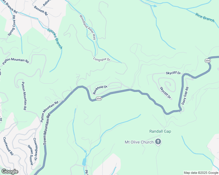 map of restaurants, bars, coffee shops, grocery stores, and more near 417 Sunrise Summit in Asheville
