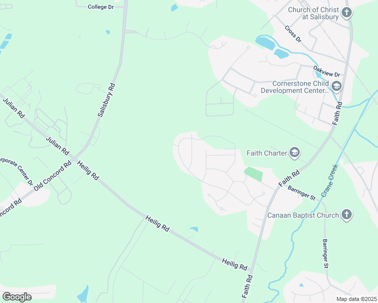 map of restaurants, bars, coffee shops, grocery stores, and more near 857 Wisteria Way in Granite Quarry