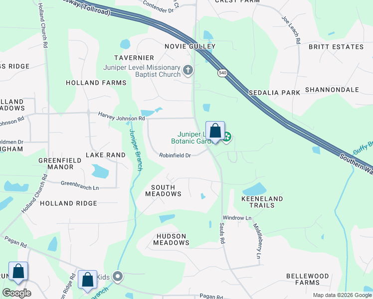 map of restaurants, bars, coffee shops, grocery stores, and more near 9209 Woodthrush Court in Raleigh