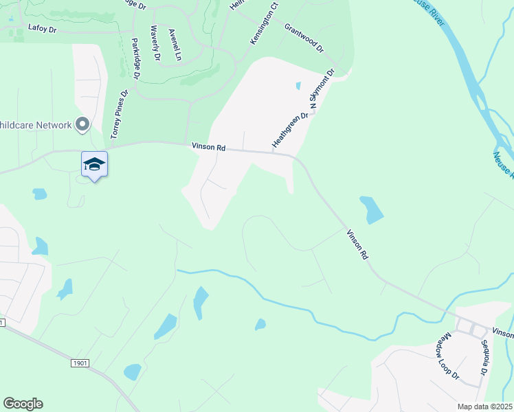 map of restaurants, bars, coffee shops, grocery stores, and more near 162 Windsor Green Drive in Clayton