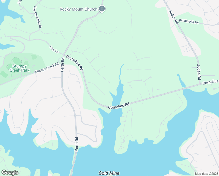 map of restaurants, bars, coffee shops, grocery stores, and more near 220 Creek View Road in Mooresville