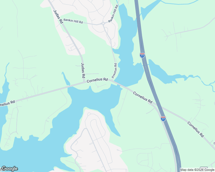 map of restaurants, bars, coffee shops, grocery stores, and more near 136 Sisters Cove Court in Mooresville