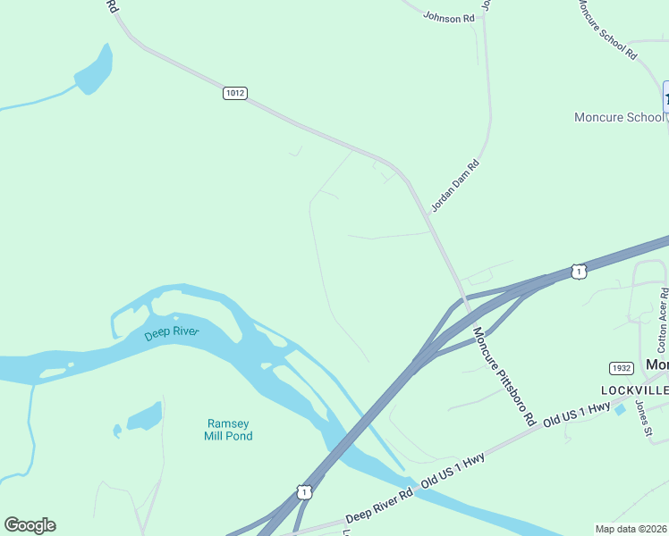 map of restaurants, bars, coffee shops, grocery stores, and more near 219 Ray Blanton Road in Moncure