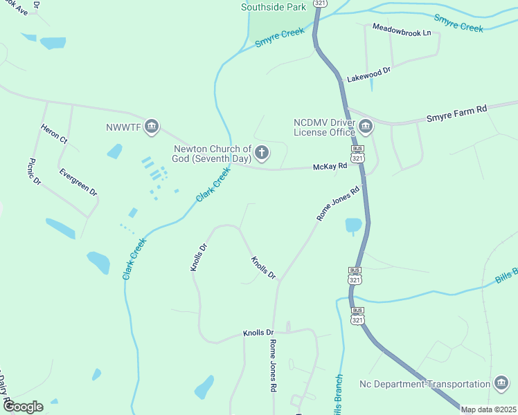 map of restaurants, bars, coffee shops, grocery stores, and more near 1234 Knolls Drive in Newton