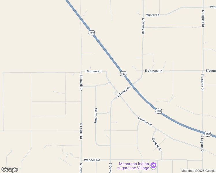 map of restaurants, bars, coffee shops, grocery stores, and more near 2118 Carmen Road in Williams