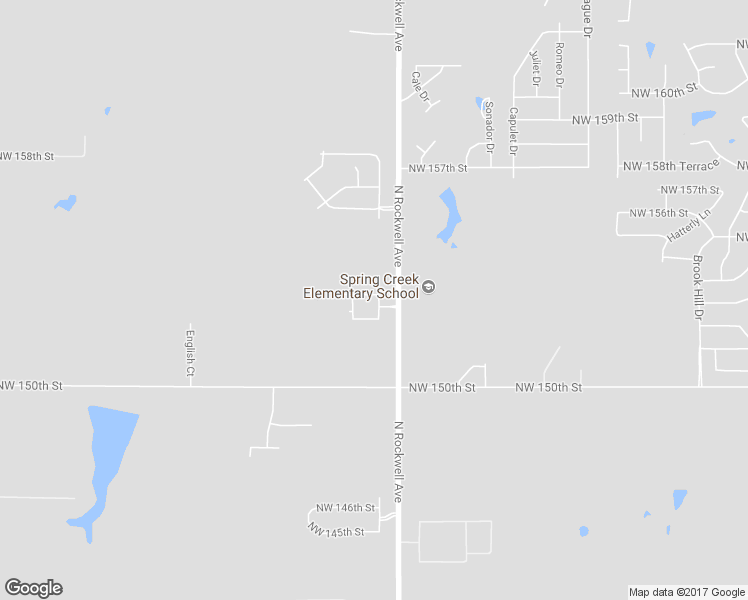 map of restaurants, bars, coffee shops, grocery stores, and more near 7116 Northwest 153rd Street in Edmond