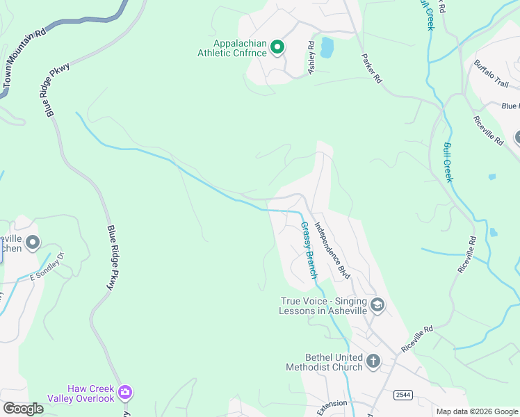 map of restaurants, bars, coffee shops, grocery stores, and more near 110 Rabbit Run in Asheville